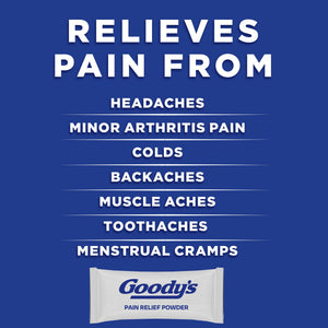Goody's Pain Relief Powders, Extra Strength Headache Powder, 50 ct (Pack of 1) Goody's buy supplements Au