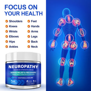 Neuropathy Nerve Relief Cream, Large 4 Oz, Nerve Savior for Neuropathy-Maximum Strength for Feet, Hands, Legs & Toes, Neuropathy Cream with Arnica, Vitamin B6, Aloe Vera & MSM, 120 ml TRPLKJEBuy Supplements Australia