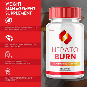 (3 Pack) Hepato Burn Capsules - HepatoBurn Supplement Pills Advanced Formula Wait Premium Blend All Natural Loss Support for Men Women, Hepataburn Reviews Maximum Strength Burner Health (180 Capsules) Vitaluxa buy supplements Au