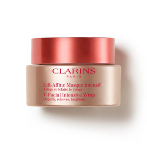 Suplement Clarins V-Facial Intensive Wrap Face Mask | Award-Winning Facial Contouring Mask | Visibly Reduces Puffiness and Swelling Caused by Stress,Heat and Hormonal Changes - VelvetGlow USA