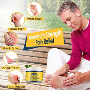 Amish Origins Arthritis Pain Relief Cream - 3.5 oz - Maximum Strength Deep Penetrating for Joint, Muscle, Knee, Back, Feet, Hand, Ankle, Aches, 1 Pack Amish OriginsBuy Supplements Australia