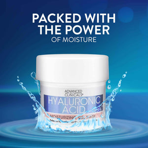 Advanced Clinicals Hyaluronic Acid Gel Facial Mask Skin Care Treatment, Brightening, Hydrating Anti Aging Face Mask & Moisturizer Helps Transform Dry Skin W/Collagen