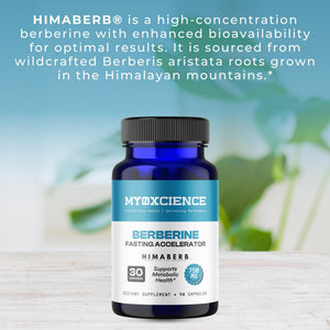 MYOXCIENCE Berberine Fasting Accelerator | Himaberb Berberine HCL with ALA (Alpha Lipoic Acid) and Biotin (90 Capsules) MYOXCIENCE buy supplements Au