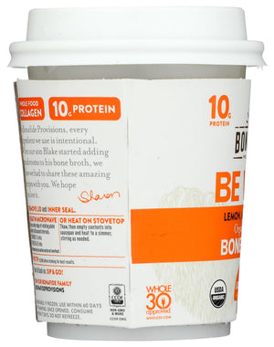 Bonafide Provisions Fresh Organic Be Well Broth with Lemon, Mint & Ginger Organic Chicken Bone Broth, Frozen 8 fl oz - Gluten-Free, Grain-Free, Paleo and Keto Friendly Bonafide Provisions buy supplements Au