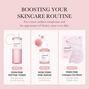 medicube PDRN Toner Rose PDRN Peptide Toner | Lightweight & Watery Type for Skin Boosting, Soothing and Calming, Uneven Skin Tone | with Rose, Peptide, Niacinamide | Korean Skincare, 8.45 fl.oz medicubeBuy Supplements Australia