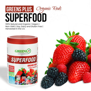Greens+ Organic Reds Superfood Powder Organic Super Veggie Capsules Greens+ buy supplements Au