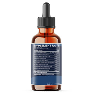 10in1 Lemon Balm Liquid Drops Blend Includes Vitamin D3, Vitamin K2, Lemon Balm, Ginger, Turmeric, Ceylon Cinnamon, Black Pepper, Cayenne Pepper, Berberine, Valerian Root - 1 FL Oz - 2 Month Supply MeciscoBuy Supplements Australia
