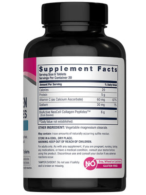 NeoCell Super Collagen with Vitamin C, 120ct Collagen Pills, Non-GMO, Grass Fed, Paleo Friendly, Gluten Free, Collagen Peptides Types 1 & 3 for Hair, Skin, Nails and Joints (Packaging May Vary) NeoCell buy supplements Au
