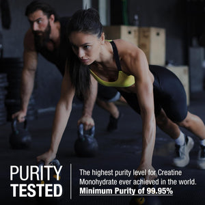 German Creatine - Micronized Creatine Monohydrate Powder, 99.99% Pure Creapure for Muscle Growth, Strength & Performance, Supports Muscle Recovery, 3rd Party Tested, Unflavored - 270g (54 Servings) German Creatine buy supplements Au