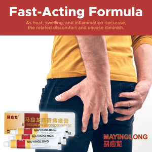 Mayinglong Musk Hemorrhoids Ointment (3 x 10g Tubes), 30g - Maximum Strength Formula for Hemorrhoidal Fast Relief, Soothes Itching, Burning & Discomfort - Fast-Acting Treatment to Shrink Swelling MayinglongBuy Supplements Australia