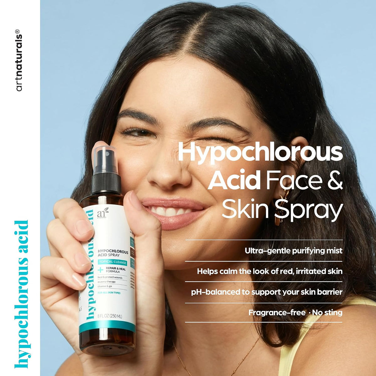 Artnaturals Hypochlorous Acid Face & Skin Spray, 8 fl oz
