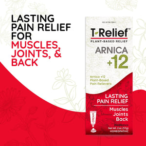 MediNatura T-Relief Extra Strength Discomfort Relief-Naturally-Soothing Cream That Supports Sore Joints-Stiffness & Body Ache Aid-Homeopathic Herbal Rub-Fast-Absorbing & Non-Sticky Lotion - 2 oz MediNaturaBuy Supplements Australia