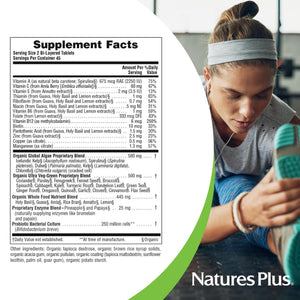 NaturesPlus Ultra Juice Green - 90 Bi-Layered Tablets - Supports Immune Health, Digestion & Energy Production - Organic, Non-GMO, Vegan, Gluten Free - 45 Servings NaturesPlus buy supplements Au