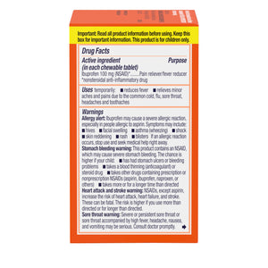 Motrin Children's Dye-Free Chewable Tablets with Ibuprofen, Kids' Fever Reducer & Pain Reliever for Sore Throat, Fever, Toothache & Pain Relief, Grape Flavor, 24 Ct Motrin buy supplements Au
