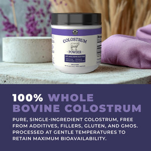 Colostrum Powder – USA Sourced Bovine Colostrum for Humans for Immune Support, Gut Health, Muscle Recovery - Single Ingredient, No Additives, Grass Fed, Non-GMO Colostrum Supplement for Women and Men Left Coast PerformanceBuy Supplements Australia