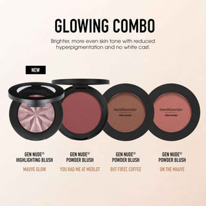 bareMinerals Gen Nude Powder Blush, On the Mauve, Vegan, Cruelty-Free & Dermatologist-Tested