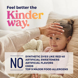 KinderMed Kids' Pain & Fever Medicine, for Ages 2-11 Years, No Dyes, No Artificial Flavors, No Artificial Sweeteners, Vegan, Non-GMO, Gluten Free, Organic Cherry Flavor, Two Pack, 2 x 4 fl. oz KinderMedBuy Supplements Australia