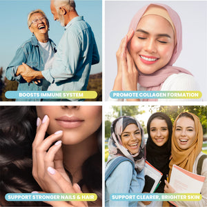 Sakoon nutrition Halal Collagen Gummies for Women and Men - Anti Aging, Hair Growth, Skin Care & Strong Nails Protein Collagen Supplements - Non-GMO, Gluten Free - Made in USA Sakoon nutrition buy supplements Au