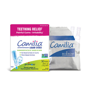 Boiron Camilia Teething Drops for Daytime and Nighttime Relief of Painful or Swollen Gums and Irritability in Babies - 30 Count Boiron buy supplements Au
