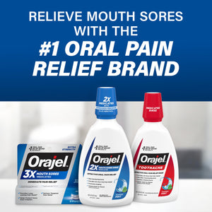Orajel 3X for Mouth Sores: Maximum Strength Gel Tube 0.42oz- from #1 Oral Pain Relief Brand Orajel buy supplements Au