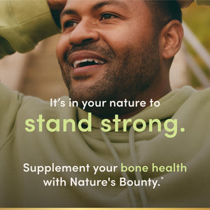 Suplement Nature’s Bounty Calcium 1200 mg with Vitamin D3, Bone Health & Immune Support, Vitamin D3 1000 IU, 220 Softgels - VelvetGlow USA