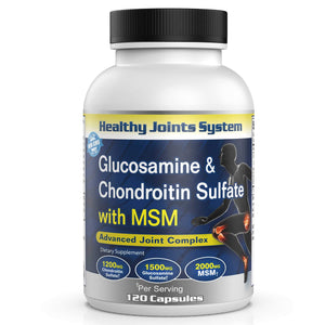 Healthy Joints System Glucosamine Chondroitin MSM Supplement for Joint & Bone Health - 120 Capsules | Joint Support & Discomfort Relief for Back, Knees, Hands Healthy Joints SystemBuy Supplements Australia