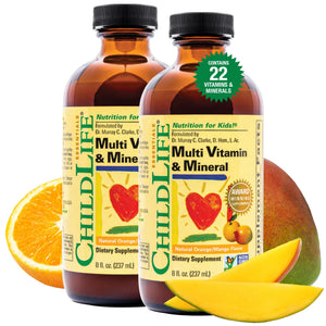 CHILDLIFE ESSENTIALS Kids Multivitamin & Mineral - Kids Vitamins, Liquid Multivitamin for Kids, Toddler Multivitamins, Liquid Vitamins, Baby Multivitamin - Natural Orange & Mango, 8 Fl Oz (Pack of 2) CHILDLIFE ESSENTIALS buy supplements Au