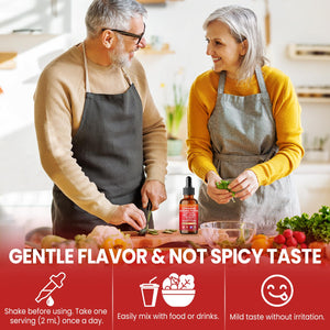 Cayenne Pepper Drops Liposomal Supplement Liquid + Hawthorn Berry, Vitamin D3 K2 Beet Root Powder, Ceylon Cinnamon, CoQ10, Turmeric Curcumin, Cayenne Pepper Extract - 2oz HevChay buy supplements Au