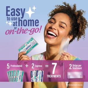 Suplement GuruNanda Teeth Whitening Strips Kit - 7-Day Treatment with Non-Slip, Dry Strip Technology - VelvetGlow USA