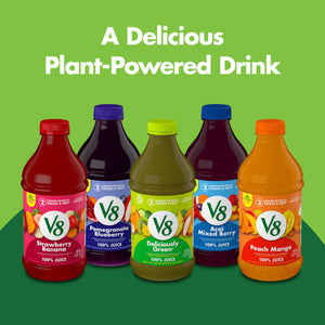 V8 Blends 100% Juice Pomegranate Blueberry Juice, Fruit and Vegetable Juice Blend, 46 Fl Oz Bottle (Pack of 2) V8 buy supplements Au
