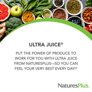 NaturesPlus Ultra Juice Multivitamin - 90 Bi-Layered Tablets - Whole Food Supplement with Fruits, Vegetables & Probiotics - Energy, Digestion & Immune Health Support - USDA Organic - 45 Servings NaturesPlus buy supplements Au