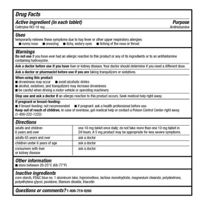 GoodSense 24 Hour Allergy Relief, Cetirizine Hydrochloride Tablets, 10 mg, Antihistamine GoodSense buy supplements Au