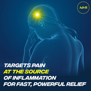 Advil Pain Reliever and Fever Reducer, Ibuprofen 200mg for Pain Relief - 300 Count, Advil PM Pain Reliever and Nighttime Sleep Aid, Ibuprofen for Pain Relief and Diphenhydramine Citrate - 2 Count Advil buy supplements Au