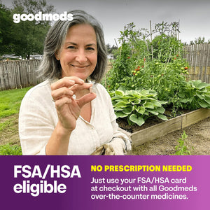 GoodMeds Compare to Allegra | Fexofenadine HCl 180mg | 24-Hour Allergy Relief, Non-Drowsy Antihistamine Generic Medicine for Allergies, Hay Fever, Itchy Eyes | for Kids & Adults (120 Count) GoodMeds buy supplements Au