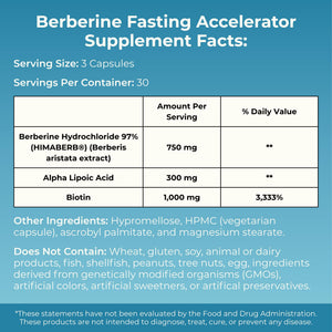MYOXCIENCE Berberine Fasting Accelerator | Himaberb Berberine HCL with ALA (Alpha Lipoic Acid) and Biotin (90 Capsules) MYOXCIENCE buy supplements Au