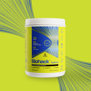 LevelUp Biohack Ageless: Colostrum Collagen Superfoods Antioxidants Spermidine Amino Acids Creatine for Women and Men, Total Body Rejuvenation (Dark Chocolate Cinnamon) LevelUpBuy Supplements Australia
