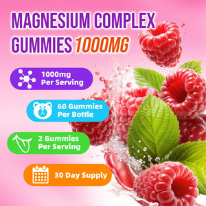 2 Pack Magnesium Complex Gummies – with 12 Forms of Magnesium Plus Vitamins B6, B12 & C. Vegan Strawberry Gummies to Support Mood, for Adults, 120 Count BVIVLOO buy supplements Au