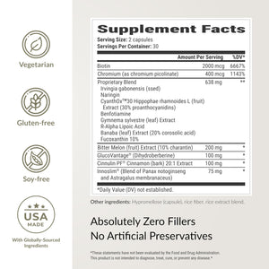 Suplement BIOptimizers Berberine Breakthrough Supplement - Metabolic Support –Healthy Metabolism - 60 Capsules – Vegetarian, Gluten-Free, Soy-Free - VelvetGlow USA