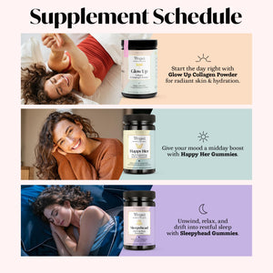 Winged Wellness Happy Her Mood Gummies - Daily Mood Enhancer Support Supplement for Women - Vitamin D with Saffron, Lemon Balm, & Lions Mane Mushrooms for Balance & Calming Relief - 50 Vegan Gummies Winged buy supplements Au
