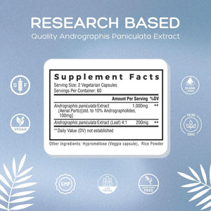 Natural Cure Labs Premium Andrographis Paniculata Extract 1,200mg – 100mg Standardized Andrographolides – Vegan Immune & Digestive Support Capsules – Non-GMO, Gluten-Free, Herbal Dietary Supplement Natural Cure Labs buy supplements Au