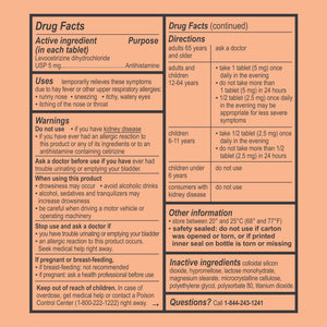 Curist - Generic Xyzal Levocetirizine 5 mg - (90 Tablets) - Allergy Pills, 24 Hour Allergy Relief - Allergy Medicine Curist buy supplements Au