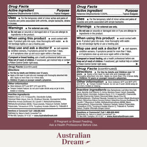 Australian Dream Arthritis Pain Relief Cream & Back Pain Cream - Soothing, Non-Greasy Pain Relief Creams - Topical Arthritis Pain Relief Good for Muscle Aches, Joint Pain, or Back Pain - 4 oz Bundle Australian DreamBuy Supplements Australia