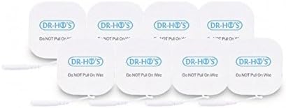 DR-HO’S Gel Pads Replacement Set, 2 Large Flex Tone Pairs and 4 Small Pad Pairs, Reusable Adhesive Compatible Pads for Electrotherapy Devices