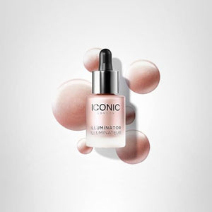 ICONIC LONDON Illuminator - Liquid Highlighting Drops for a Radiant Glow, Cruelty-Free, Vegan Makeup, Shine (Pink Pearl) 0.45 Fl oz ICONIC LONDONBuy Supplements Australia