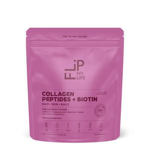 Flip My Life Collagen Peptides + Biotin, Hyaluronic Acid & Vitamin C - For Hair, Skin, Nails - Gut Health/Joint Support - Ageless Beauty Blend Supplement Powder for Men/Women - 9g Protein—26 Servings Flip My LifeBuy Supplements Australia