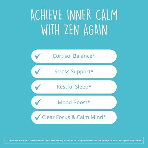 Happy Healthy Hippie Zen Again Cortisol Manager & Vegan Collagen Builder