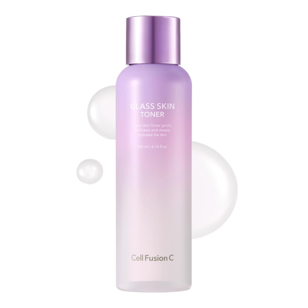 Suplement ​Cell Fusion C Glass Skin Toner, Face Toner for Glass Skin, Niacinamide, Hyaluronic Acid & Citric Acid, Dewy Glow & Smooth Texture, 200ml / 6.76 fl.oz - VelvetGlow USA
