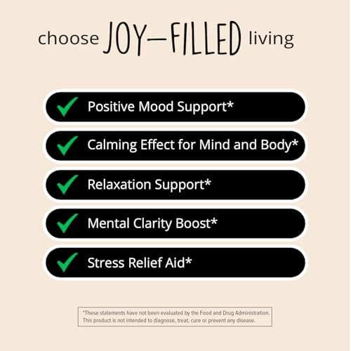 Happy Healthy Hippie Joy-Filled with Saffron Mood Support Supplement & Joy-Filled Mood Support Supplement