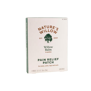 Nature's Willow Relief Patches – Fast-Acting, Plant-Based Topical Solution to Help with Sore Muscles & Joints | 6 Patches per Pack | 1-Pack Nature's WillowBuy Supplements Australia
