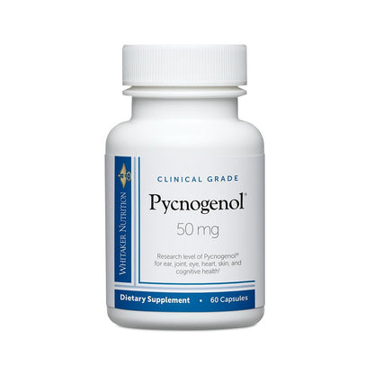 Dr. Whitaker's Clinical Grade Pycnogenol 50mg, 60 Capsules (60-Day Supply)